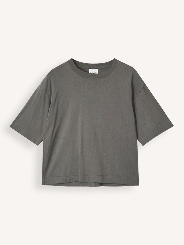 Ontdek de Fiore, cotton T-shirt van Bellerose in de kleur donkergrijs bij Orangebag. Voor 21:45 besteld, morgen in huis!