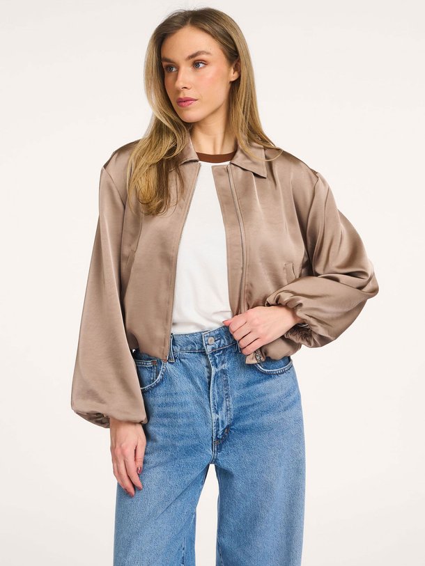 Denielle Heavy Sateen Jacket