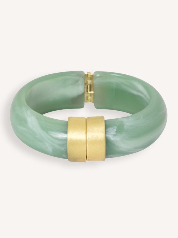 Bumper bangle zeegroen-melee