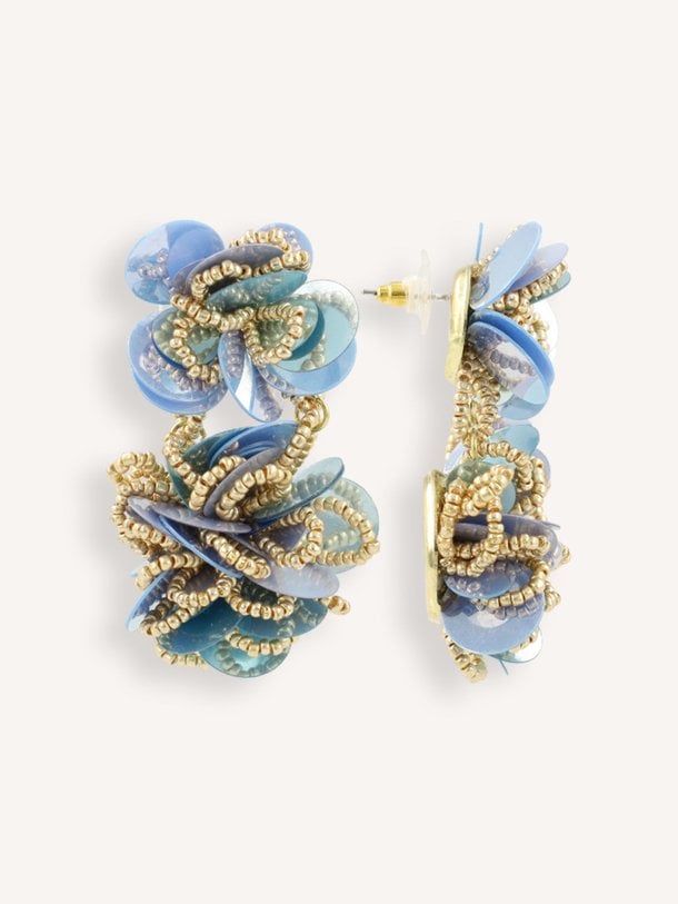 CE GB Double Knotted Sequins Earring M