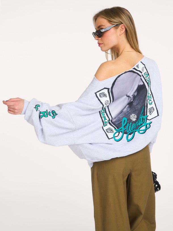 Winny Off-Shoulder Oversized Sweater