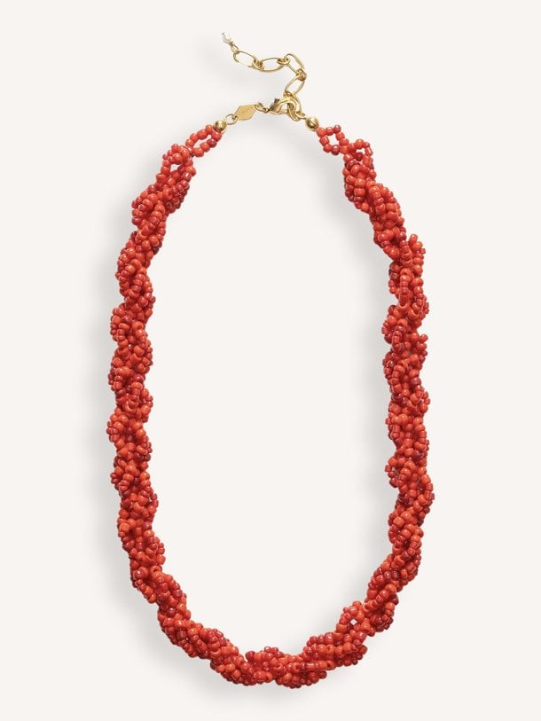 Ontdek de Scarlet, gold plated necklace with beads van Anni Lu in de kleur rood bij Orangebag. Voor 21:45 besteld, morgen in huis!