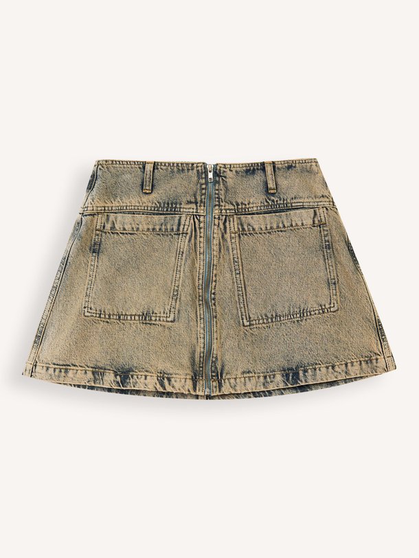 Ontdek de Phila, denim skirt van Bellerose in de kleur blauw bij Orangebag. Voor 21:45 besteld, morgen in huis!