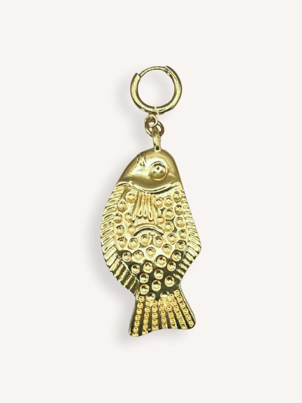Small Fish Gold Pendant