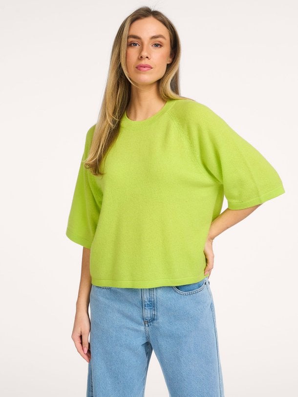 Ontdek de Leana, cashmere jumper van Absolut Cashmere in de kleur limegroen bij Orangebag. Voor 21:45 besteld, morgen in huis!