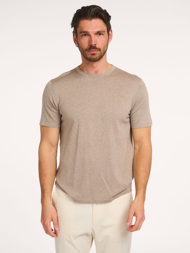 T-SHIRT CREW NECK SS BEIGE