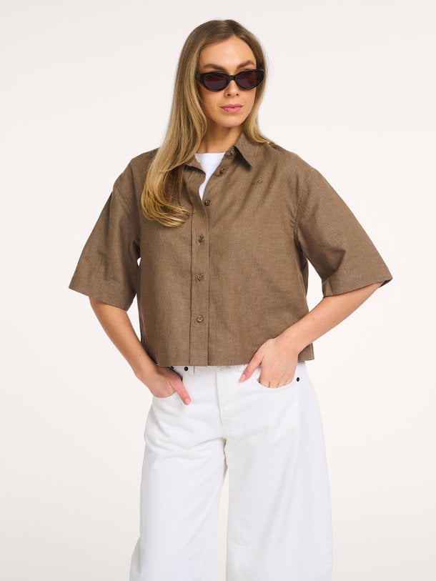 LINEN SHORT SLEEVE SHIRT
