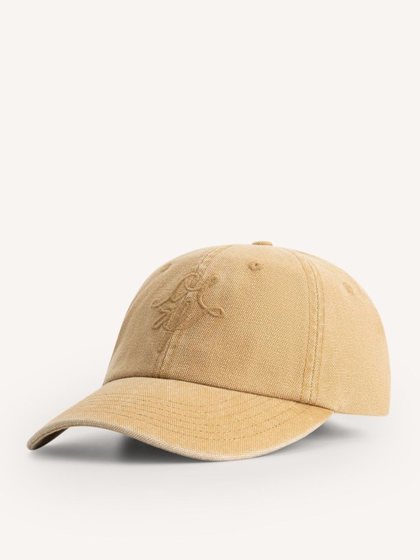 MONOGRAM WASHED CANVAS CAP