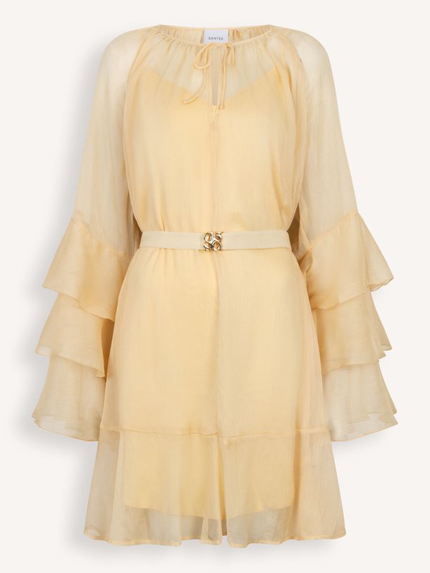 Solstice boho chiffon short dress