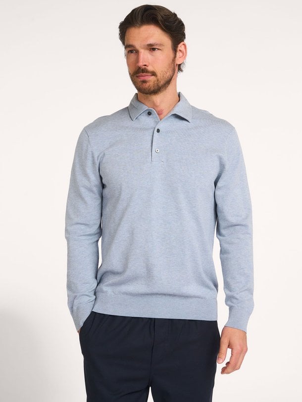 POLO ONEPIECE LS BLUE