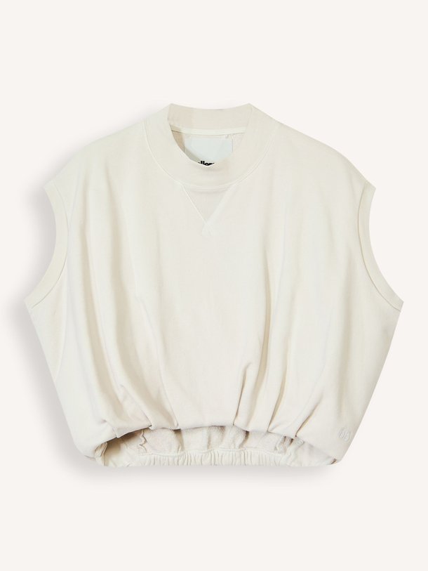 Ontdek de Fytom, cotton sleeveless sweater van Bellerose in de kleur ecru bij Orangebag. Voor 21:45 besteld, morgen in huis!