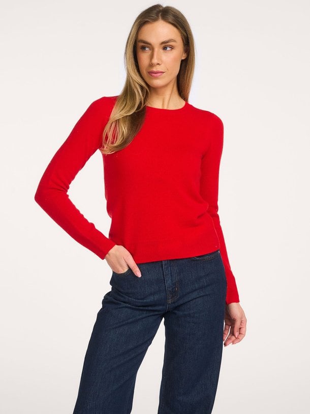 Ontdek de Catelina, cashmere jumper van Absolut Cashmere in de kleur rood bij Orangebag. Voor 21:45 besteld, morgen in huis!