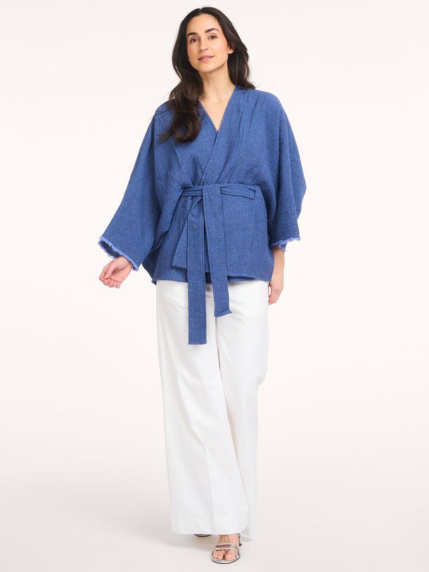 Ruana Cover Up Woven Cotton