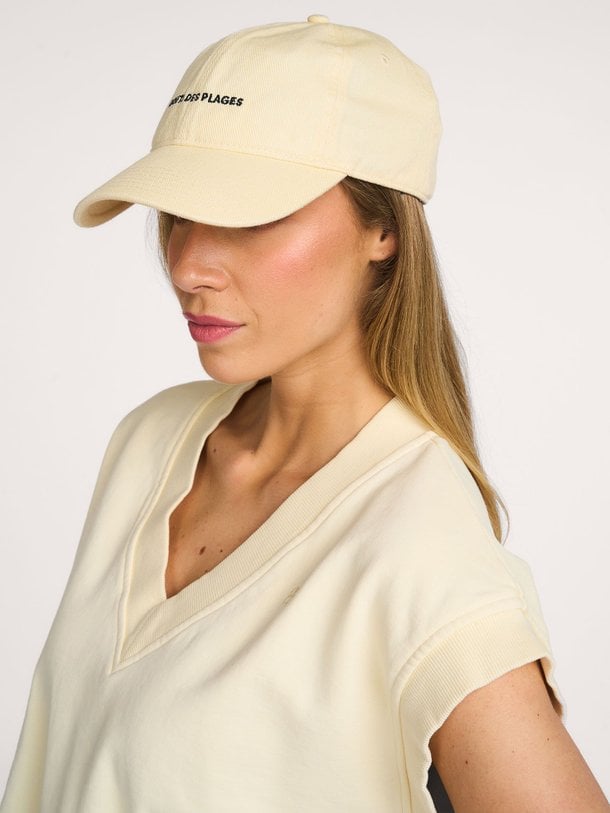 Ontdek de Cotton cap with embroidery van Alchemist in de kleur lichtgeel bij Orangebag. Voor 21:45 besteld, morgen in huis!