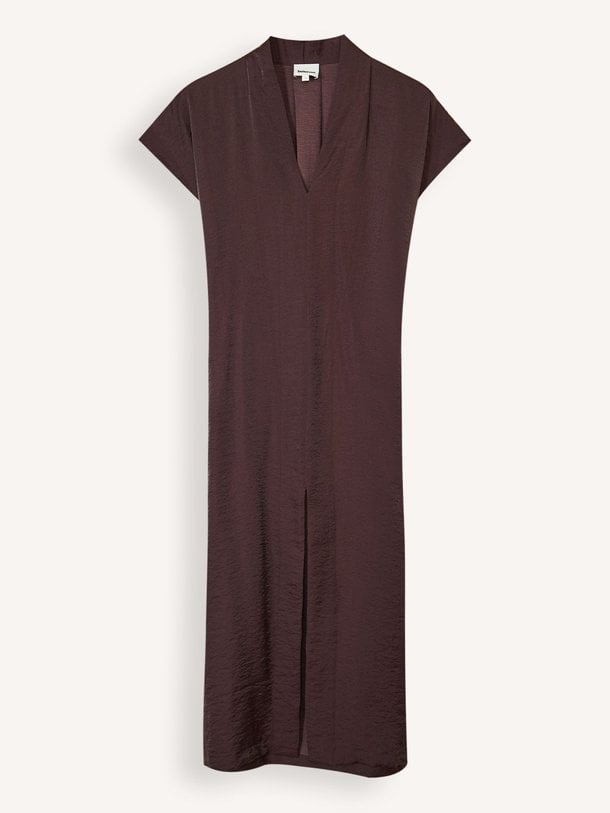 Ontdek de Seven, lyocell mix maxi dress van Bellerose in de kleur bruin bij Orangebag. Voor 21:45 besteld, morgen in huis!