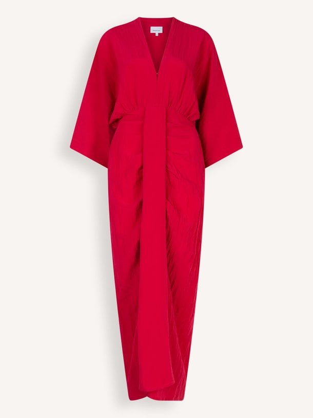 Bradshaw pleated long dress