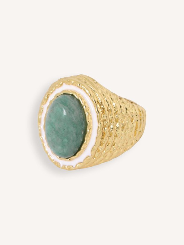 XL ring met ovale gemstone - 18