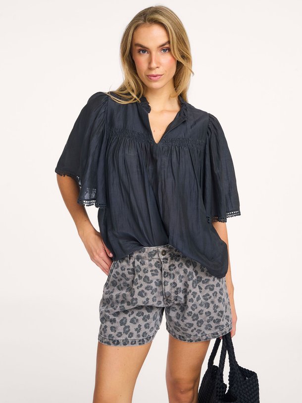 sanne silk blouse
