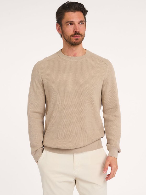 PULLOVER CREW NECK BEIGE
