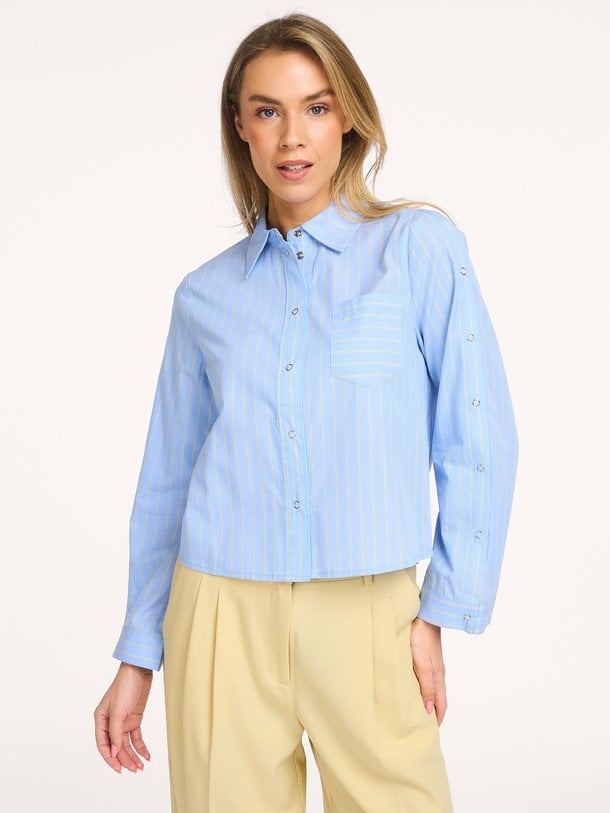 SimoCC Stripe Button Shirt