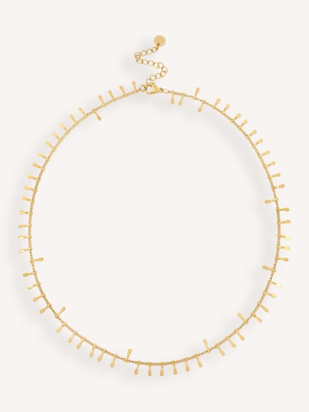 Fijne ketting met gouden details