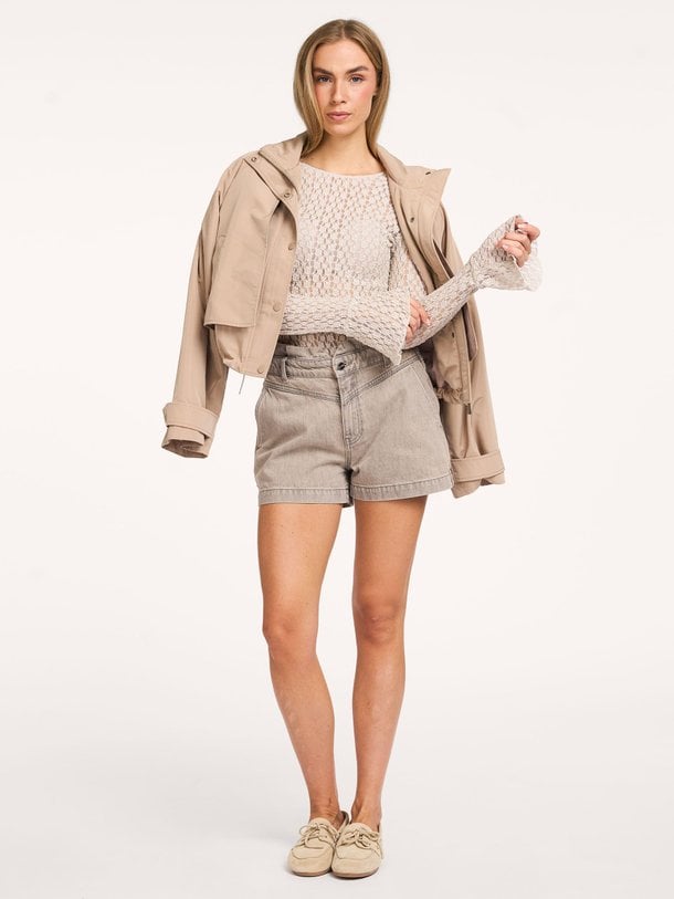 Rosie high waisted denim shorts