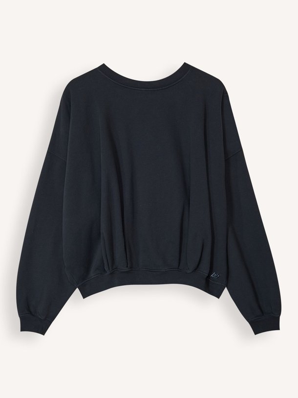 Ontdek de Finko, cotton sweater van Bellerose in de kleur donkerblauw bij Orangebag. Voor 21:45 besteld, morgen in huis!