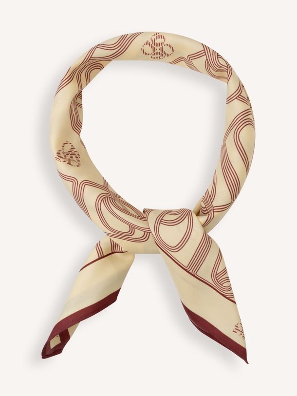 Monogram scarf